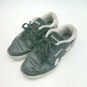 ◇ Reebok リーボック GW5142 軽量 ブランドロゴ 紐調節 シンプル オシャレ スニーカー サイズ23.5 ブラック レディース E 【中古】