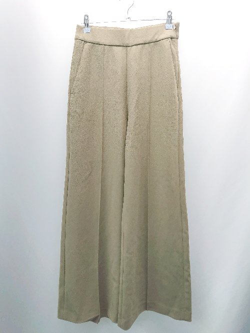 ◇ azul by moussy サイドファスナー センタープレス ルーズ カジュアル パンツ サイズM グリーン レディース E 【中古】