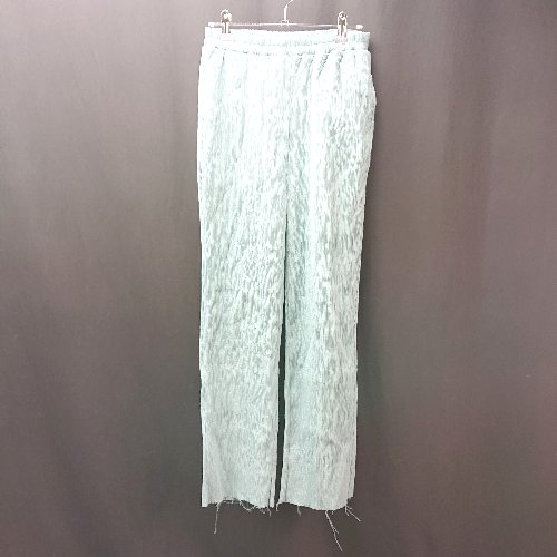 ◇ wcloset ダブルクローゼット ウエストゴム ストレッチ素材 パンツ 表記なし ブルー系 レディース E 【中古】
