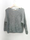 ◇ UNITEDARROWS ユナイテッドアローズ スタイルフォーリビング 冬物 七分袖 ニット 表記なし グレー系 レディース E 【中古】