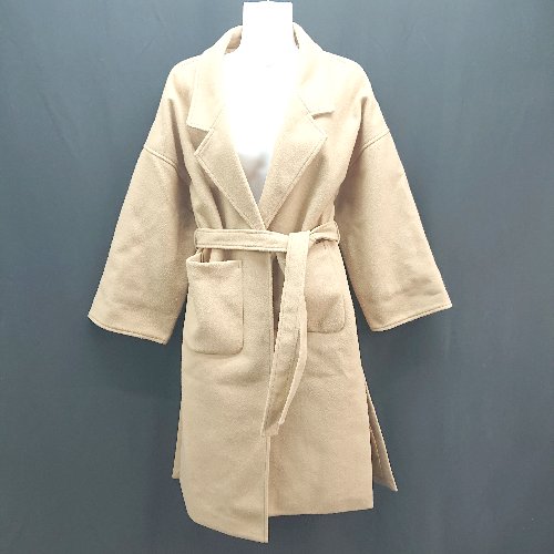 ■ Girly Doll ガーリードール ポケット 秋冬 綺麗め 厚手 長袖 コート サイズM キャメル レディース E 【中古】 ■ Girly Doll ガーリードール ポケット 秋冬 綺麗め 厚手 長袖 コート サイズM キャメル レディース E 【中古】