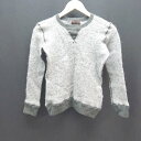 ◇ UNIVERSAL LANGUAGE カジュアル 秋冬 アルパカ もこもこ 長袖 ニット セーター サイズLL ライトグレー レディース E 【中古】(4)