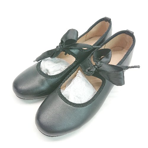 ◇ SVEC ラウンドトゥ 紐調整可能 チャンキーヒール パンプス サイズ35 ブラック レディース E 【中古】(4)