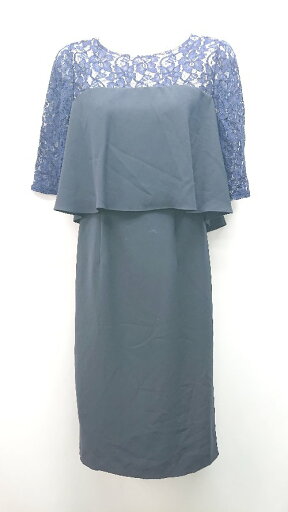◇ ◎ 株式会社三松 パーティー レース素材 ガーリー ロング丈 ワンピース サイズ9 ネイビー レディース E 【中古】 ◇ ◎ 株式会社三松 パーティー レース素材 ガーリー ロング丈 ワンピース サイズ9 ネイビー レディース E 【中古】