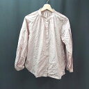 ◇ Sonny Label URBAN RESEARCH ボタン ノーカラー 薄手 シンプル オシャレ 長袖 シャツ サイズF ピンク レディース E 【中古】(4)