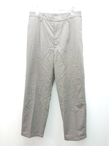 ◇ WYM LIDNM 無地 バックウエストゴム タック パンツ サイズL グレー メンズ E 【中古】 ◇ WYM LIDNM 無地 バックウエストゴム タック パンツ サイズL グレー メンズ E 【中古】