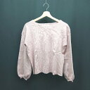 ◇ niko and … ニコアンド ラウンドネック カジュアル 秋冬 シンプル 長袖 ニット セーター サイズ3 ピンク レディース E 【中古】