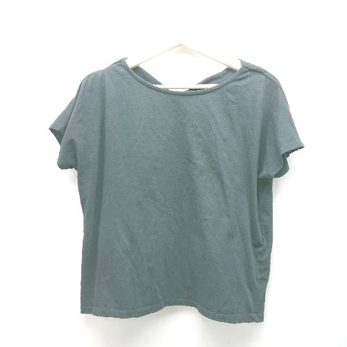 ◇ koe コエ ラウンドネック シンプル カジュアル 夏 半袖 Tシャツ サイズF ブラック レディース E 【中古】 ◇ koe コエ ラウンドネック シンプル カジュアル 夏 半袖 Tシャツ サイズF ブラック レディース E 【中古】