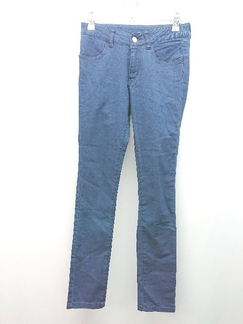 ◇ philter?フィルター デニム生地 ストレッチ性 無地 カジュアル スキニーパンツ サイズM ブルー レデ..