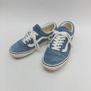 ◇ VANS ヴァンズ OLD SKOOL DX V36SCL+ スニーカー サイズ23 ブルー レディース E 【中古】