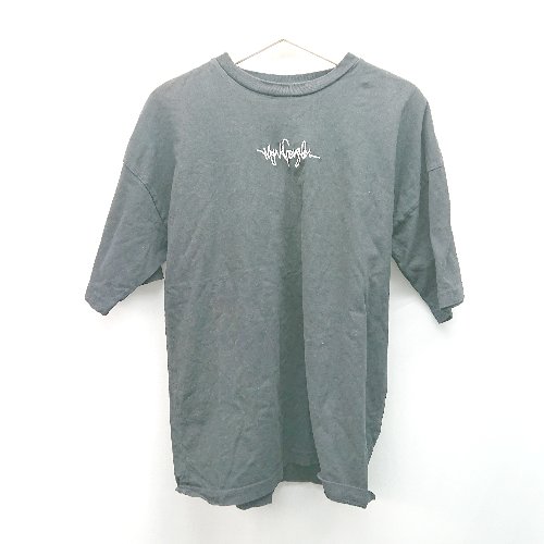 ◇ MARK GONZALES クルーネック ロゴワンポイント カジュアル 夏向け 半袖 Tシャツ サイズS ブラック メンズ E 【中古】 1