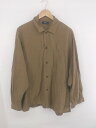 ◇ HARE ハレ カジュアル シンプル 長袖 シャツ サイズF キャメル メンズ P 【中古】(4)