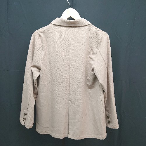 ◇ RayCassin レイカズン くすみカラー　ダブル 長袖 ジャケット サイズF ブラウン レディース E 【中古】