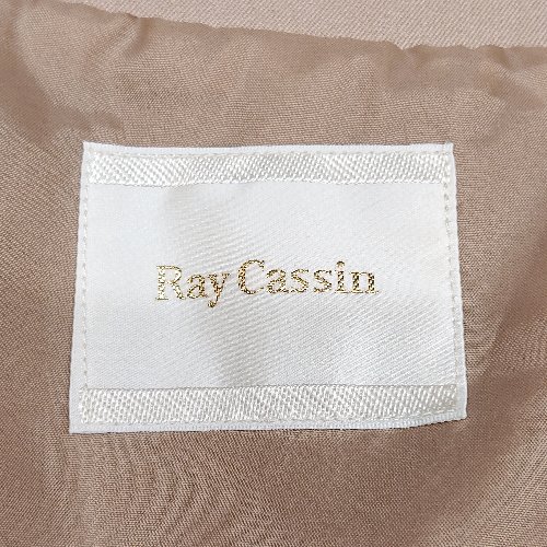 ◇ RayCassin レイカズン くすみカラー　ダブル 長袖 ジャケット サイズF ブラウン レディース E 【中古】