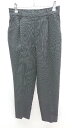 ◇ ViS ビス ストライプ風 ウエストゴム ポリエステル パンツ サイズS ブラック レディース メンズ E 1 【中古】