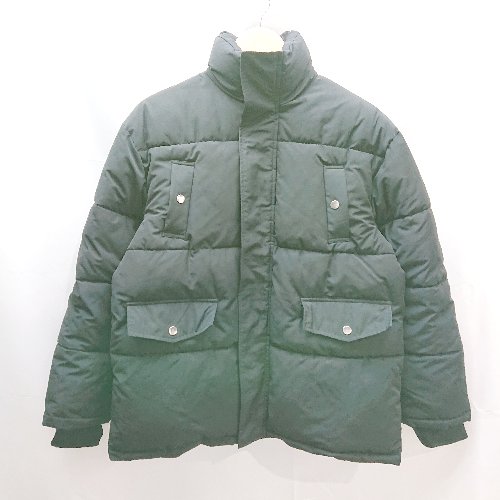 ■ classicalelf クラシカルエルフ 生地厚め オーバーサイズ 長袖 ダウンジャケット サイズM ブラック レディース E 【中古】