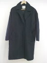 ◇ AMERICAN HOLIC アメリカン ホリック スナップボタン 長袖 チェスター コート サイズL ダークネイビー レディース E 【中古】