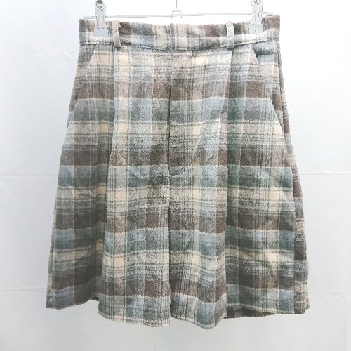 ◇ 新品 Shelly island ウエストゴム チェック柄 起毛 