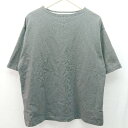 ◇ JEANS FACTORY Clothes Uネック シンプル 無地 春夏物 ストレッチ 半袖 Tシャツ サイズS グレー系 メンズ E 【中古】