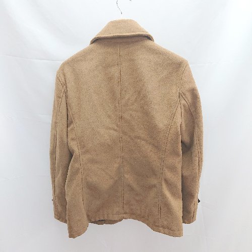 ■ Nylaus ナイラス ショート丈 カジュアル 大人 長袖 コート サイズL ブラウン メンズ E 【中古】