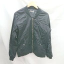 ◇ BROWNY STANDARD フロントチャック ポケット 無地 シンプル 長袖 ブルゾン サイズL ネイビー レディース メンズ E 【中古】