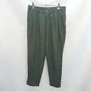 ◇ CAMBIO カンビオ フロントボタン チャック 無地 ポリエステル混 パンツ サイズM ブラック レディース E 【中古】(4)