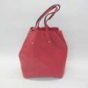 ◇ ZARA 2way ショルダー カジュアル ベーシック シンプル トートバッグ レッド レディース E 【中古】