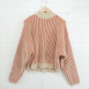 ◇ select MOCA セレクトモカ 長袖 ニット セーター サイズF ベージュ系 オレンジ系 レディース E 【中古】