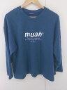 ◇ muahmuah ムーアムーア 長袖 トレーナー サイズF ブルー系 レディース E 【中古】(4)