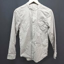 ◇ EMMACLOTHES エマクローズ ユニセックス 無地 長袖 シャツ サイズM ブラウン メンズ レディース E 【中古】