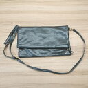 ◇ MURUA ムルーア シンプル おしゃれ 2WAY 綺麗め ショルダー クラッチ バッグ ブラック レディース E 【中古】