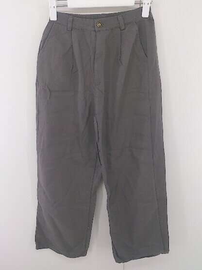 ◇ JUNOAH ジュノア ストレート パンツ サイズM グレー系 レディース E 【中古】