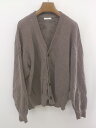 ◇ WYM LIDNM ウィム バイ リドム ニット 長袖 カーディガン サイズM ブラウン系 メンズ E 【中古】