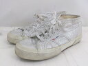 ◇ SUPERGA スペルガ ミドルカット スニーカー シューズ サイズ EU36 USAW6 シルバー レディース E 【中古】