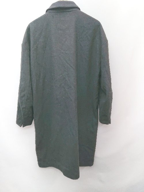 ◇ ZIP FIVE ジップファイブ シンプル ウール混 ロング 長袖 チェスター コート サイズ M ブラック メンズ P 【中古】