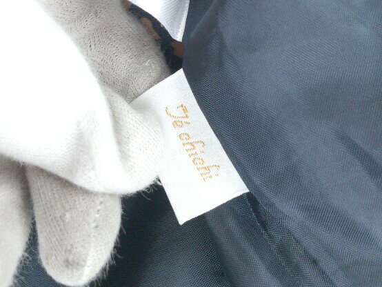 ◇ Techichi テチチ ロング ティアード スカート サイズF ブラック ブラウン系 レディース E 【中古】