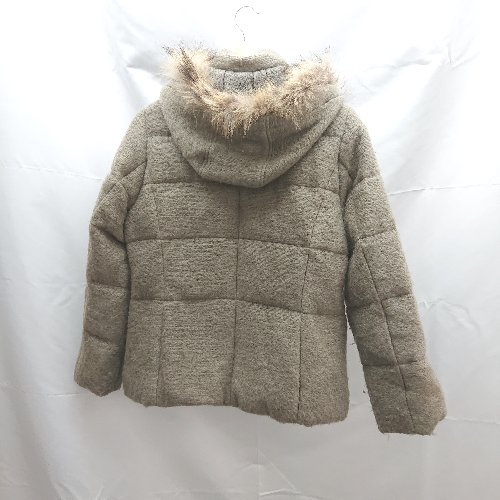◇ plein de vie プランドヴィー 無地 フード取り外し可 長袖 ジャケット サイズ11 ブラウン レディース E 【中古】