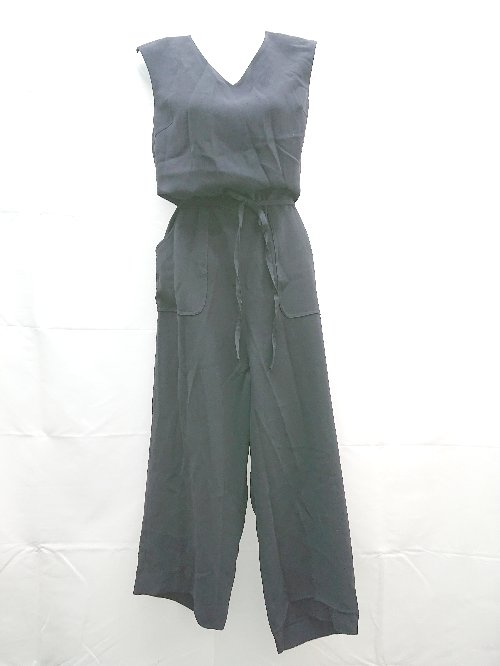 ◇ BLAK by MOUSSY 二次会 オフィス カジュアル - オールインワン サイズ2 ネイビー レディース E 【中古】
