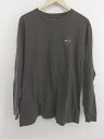 ◇ kutir クティール プリント 長袖 Tシャツ カットソー サイズL チャコールグレー系 グレー系 マルチ メンズ E 【中古】