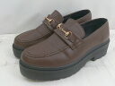 ◇ Shoes in Closet シューズ イン クローゼット ビット ローファー シューズ サイズL ブラウン レディース E 【中古】
