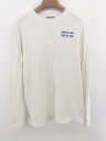◇ PAGEBOYLIM ページボーイリム バックプリント 長袖 Tシャツ カットソー サイズM オフホワイト系 レディース メンズ E 【中古】