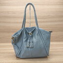 ◇ TOFF&LOADSTONE トフ&ロードストーン タッセル 無地 トートバッグ ブルー レディース E 【中古】