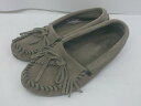 ◇ MINNETONKA ミネトンカ 40IT モカシンシューズ サイズ6 グレージュ レディース E 【中古】
