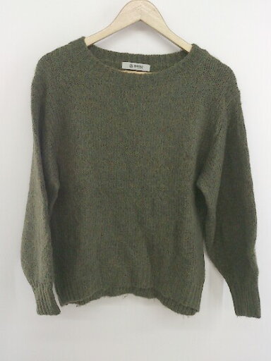 ◇ nano universe ナノ ユニバース 長袖 ニット セーター サイズF グリーン系 レディース E 【中古】 ◇ nano universe ナノ ユニバース 長袖 ニット セーター サイズF グリーン系 レディース E 【中古】