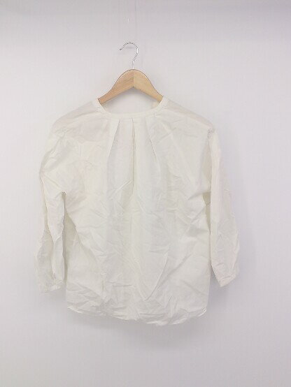◇ ROPE' ロペ Vネック 長袖 ブラウス カットソー サイズ38 ホワイト系 レディース E 【中古】