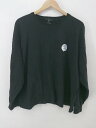 ◇ ZIP FIVE ジップファイブ プリント 長袖 Tシャツ カットソー サイズM ブラック ホワイト マルチ メンズ P 【中古】