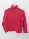 ◇ Shelly island シェリーアイランド ハイネック 長袖 ニット セーター レッド系 レディース P 【中古】