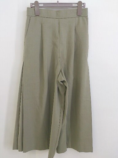 ◇ GLOBAL WORK グローバルワーク タック ワイド パンツ サイズF カーキ系 レディース P 【中古】 ◇ GLOBAL WORK グローバルワーク タック ワイド パンツ サイズF カーキ系 レディース P 【中古】