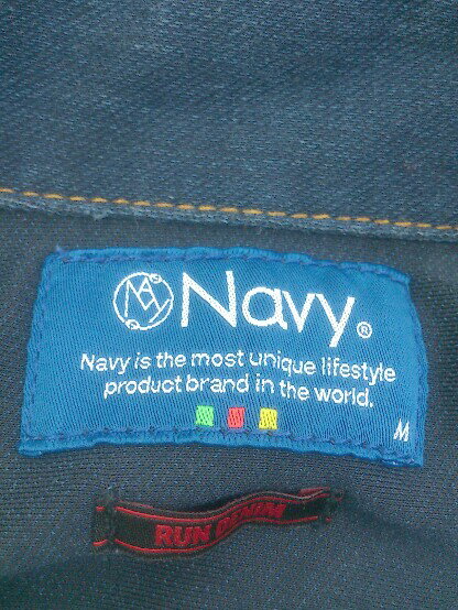 ◇ NAVY 長袖 ジャケット サイズM ネイビー メンズ P 【中古】