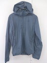 ◇ FILA フィラ ワンポイント刺繍 長袖 ジップアップ パーカー サイズM グレー レディース P 【中古】(4)